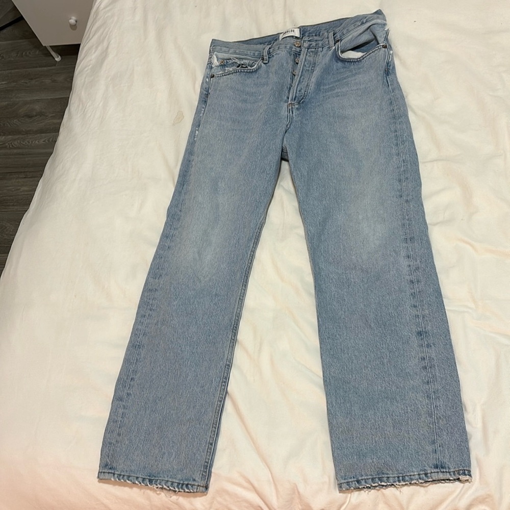 Agolde mid rise jeans